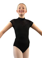 Load image into Gallery viewer, High Neck Lace Top Leotard
